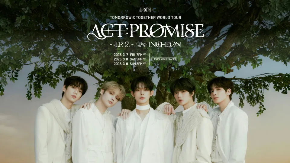 TXT (トゥバ) ワールドツアー 2025 ＜ACT : PROMISE -EP.2-＞ 仁川(ソウルコン)のセトリ