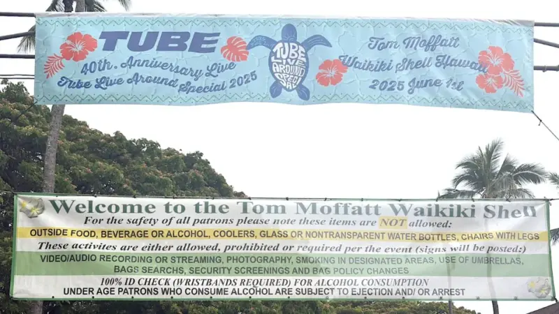 TUBE 2025 LIVE AROUND SPECIAL at Tom Moffatt Waikiki Shell ハワイのセトリ