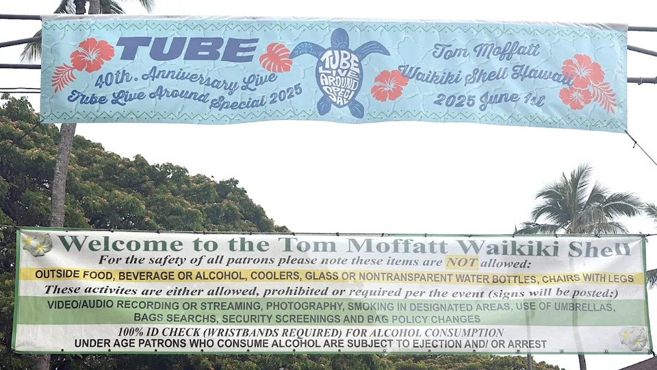TUBE 2025 LIVE AROUND SPECIAL at Tom Moffatt Waikiki Shell ハワイのセトリ