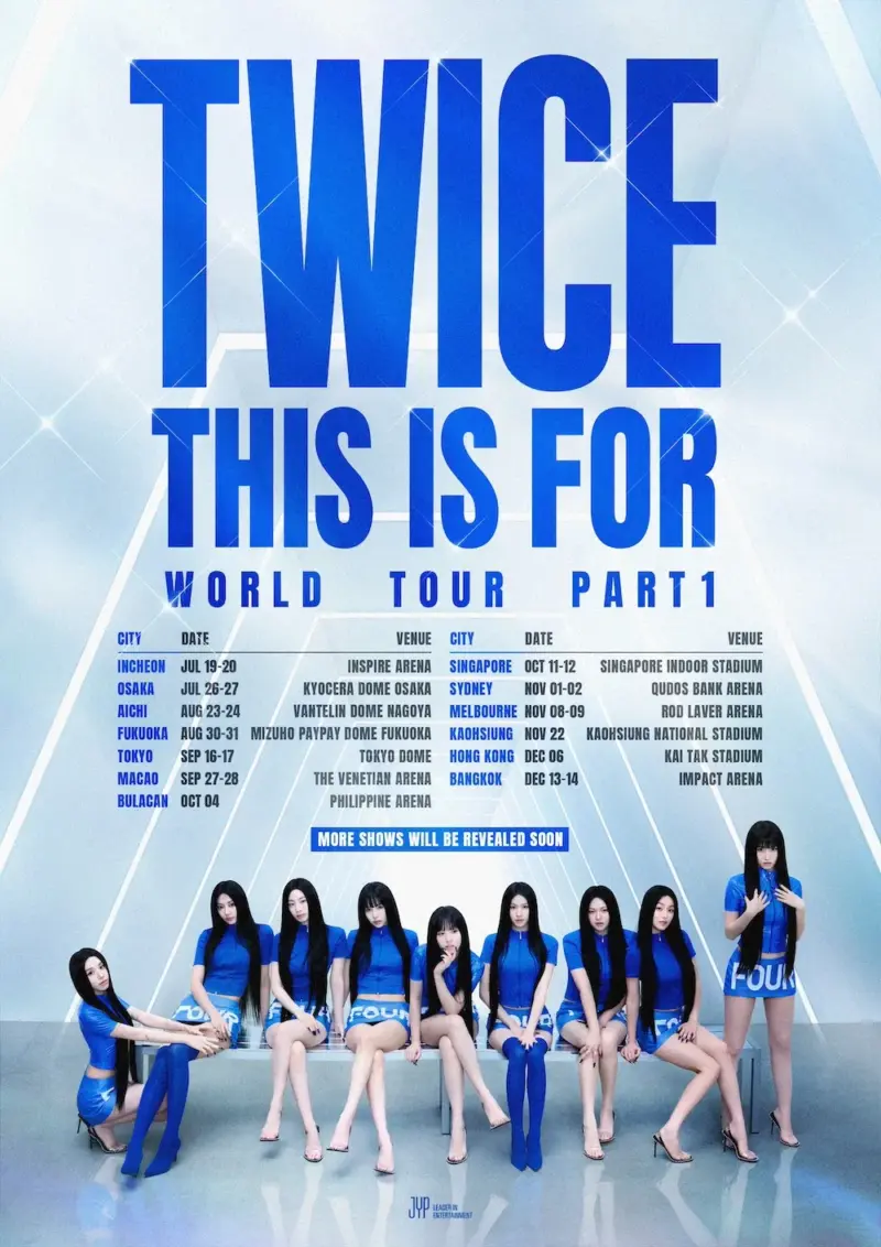 TWICE ライブ 2025 ワールドツアー THIS IS FOR WORLD TOUR in ソウルコン 仁川(インチョン) セトリ