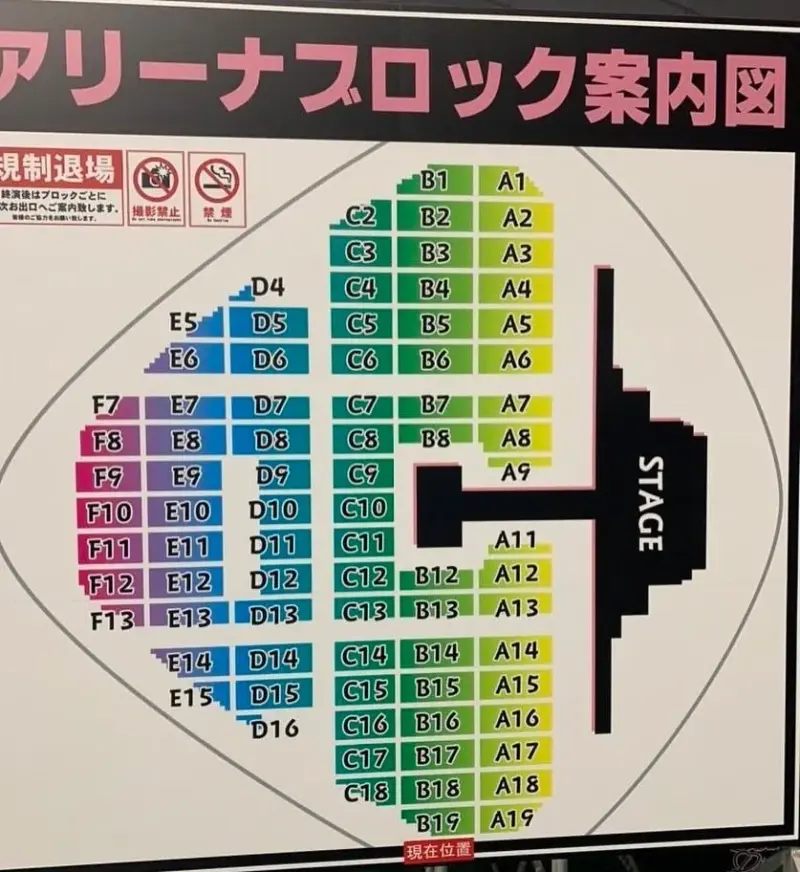 BLACKPINK ライブ 2019 ワールドツアー IN YOUR AREA IN JAPAN 東京ドームのアリーナ座席表