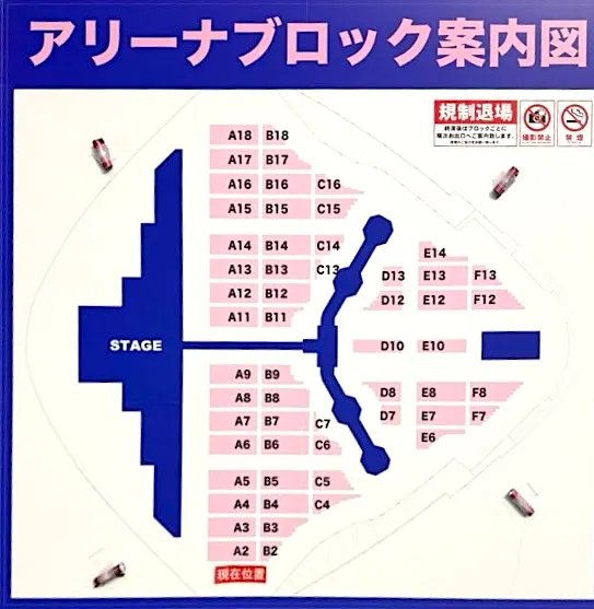 櫻坂46 5th 全ツ ライブ 2025 “Addiction” 東京ドームのアリーナ座席表