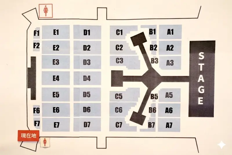 ZEROBASEONE (ゼベワン) 2025 HERE and NOW さいたまスーパーアリーナの座席表