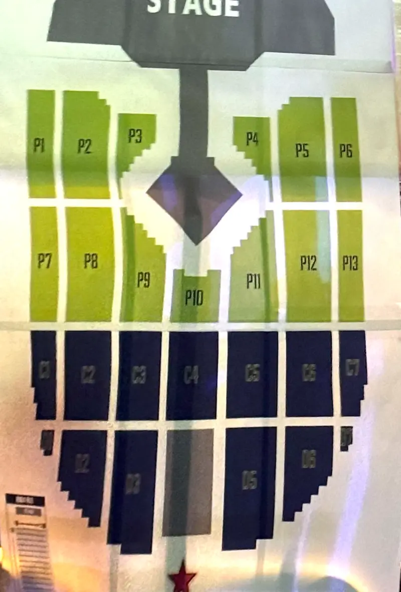 NCT DREAM ドリム 2025 ドリショ4 : DREAM THE FUTURE 大阪城ホールのアリーナ座席表