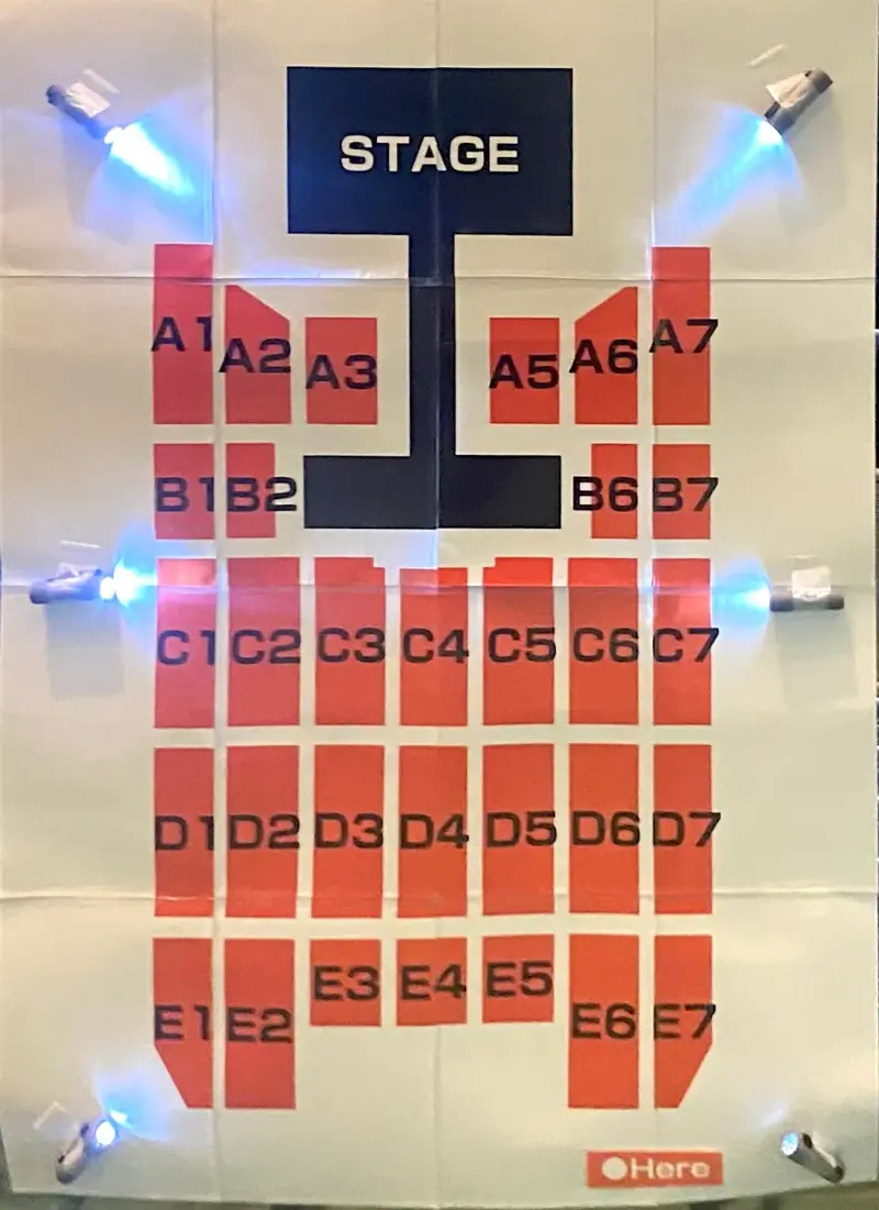埼玉・さいたまスーパーアリーナの座席表（Katy Perry 2025 The Lifetimes Tour）