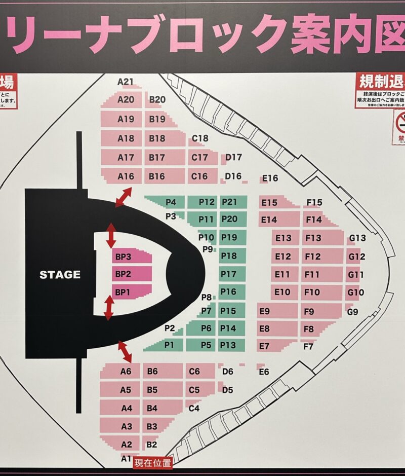 BLACKPINK (ブルピン) ライブ 2026 ワールドツアー DEADLINE IN TOKYO 東京ドームのアリーナ座席表